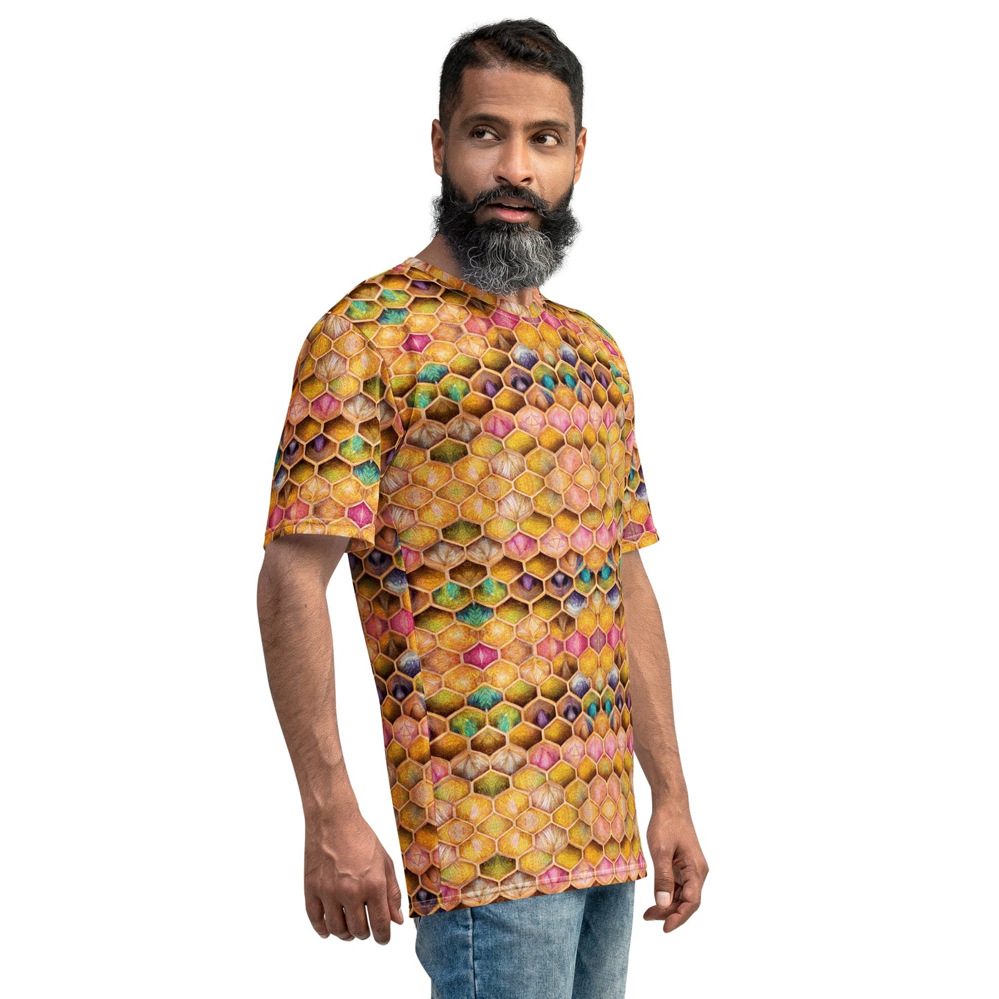 Rainbow Hive Radiance Men's t-shirt