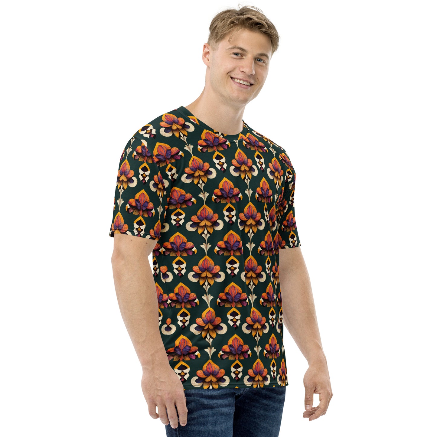 Taza’s Radiant Petals Men's t-shirt