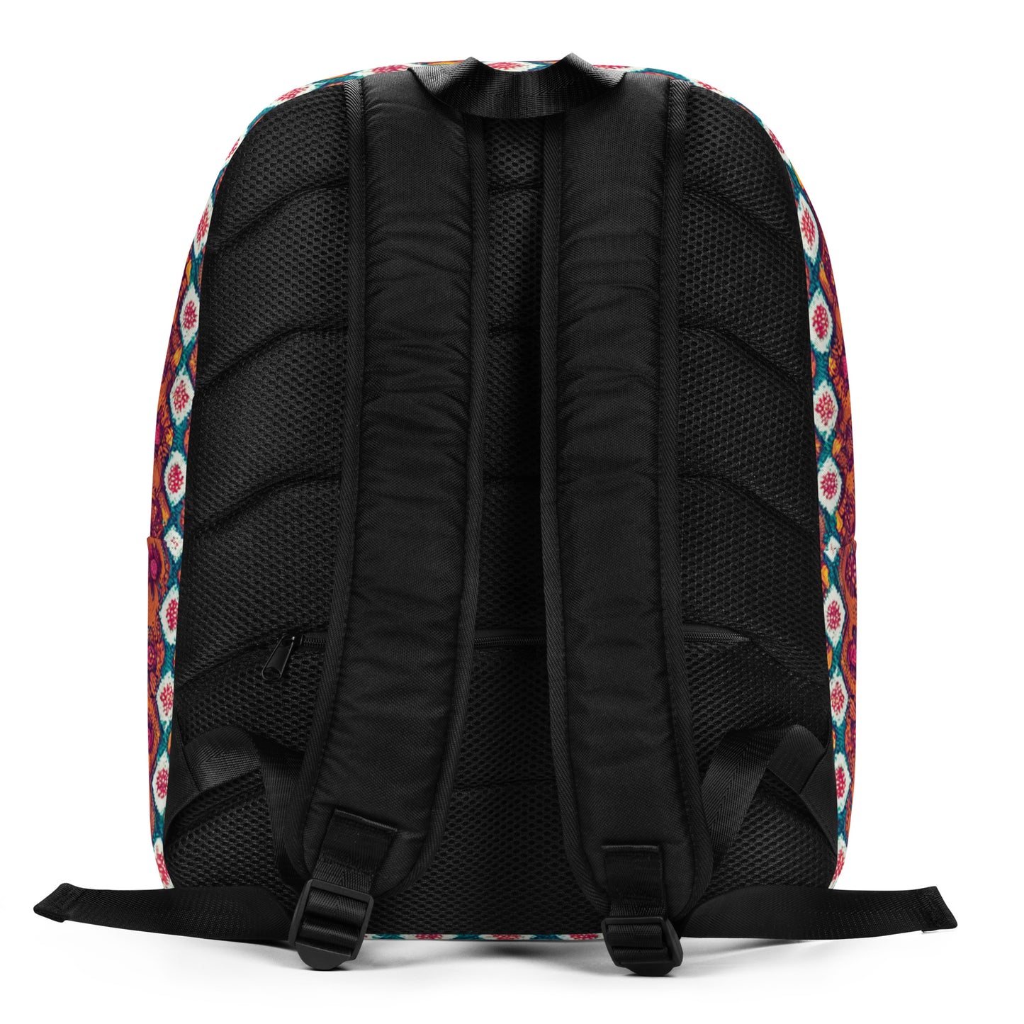 Pink and Orange Facets Minimalist Backpack