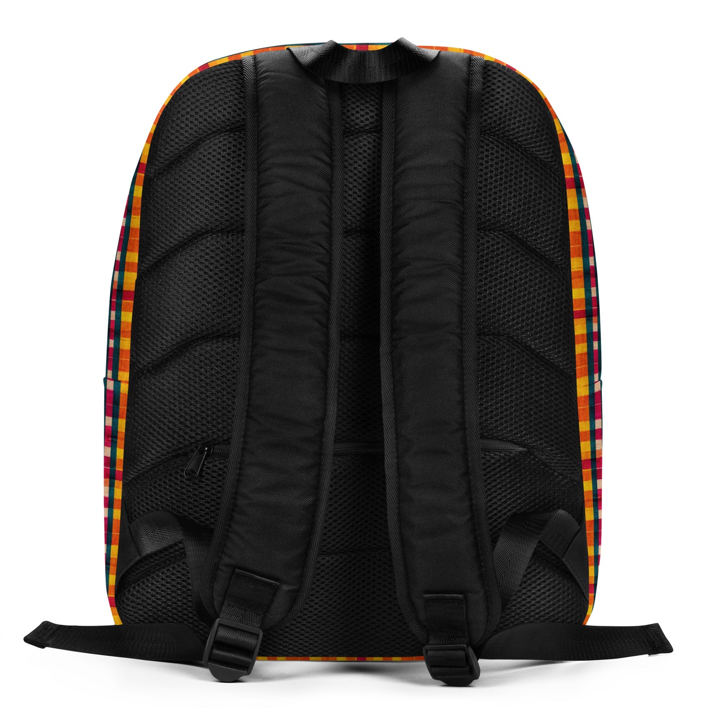 Tropical Fiesta Plaid Minimalist Backpack