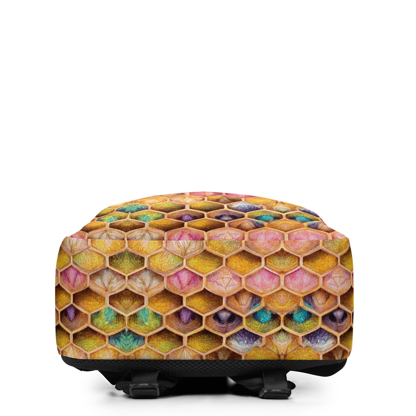 Rainbow Hive Radiance Minimalist Backpack