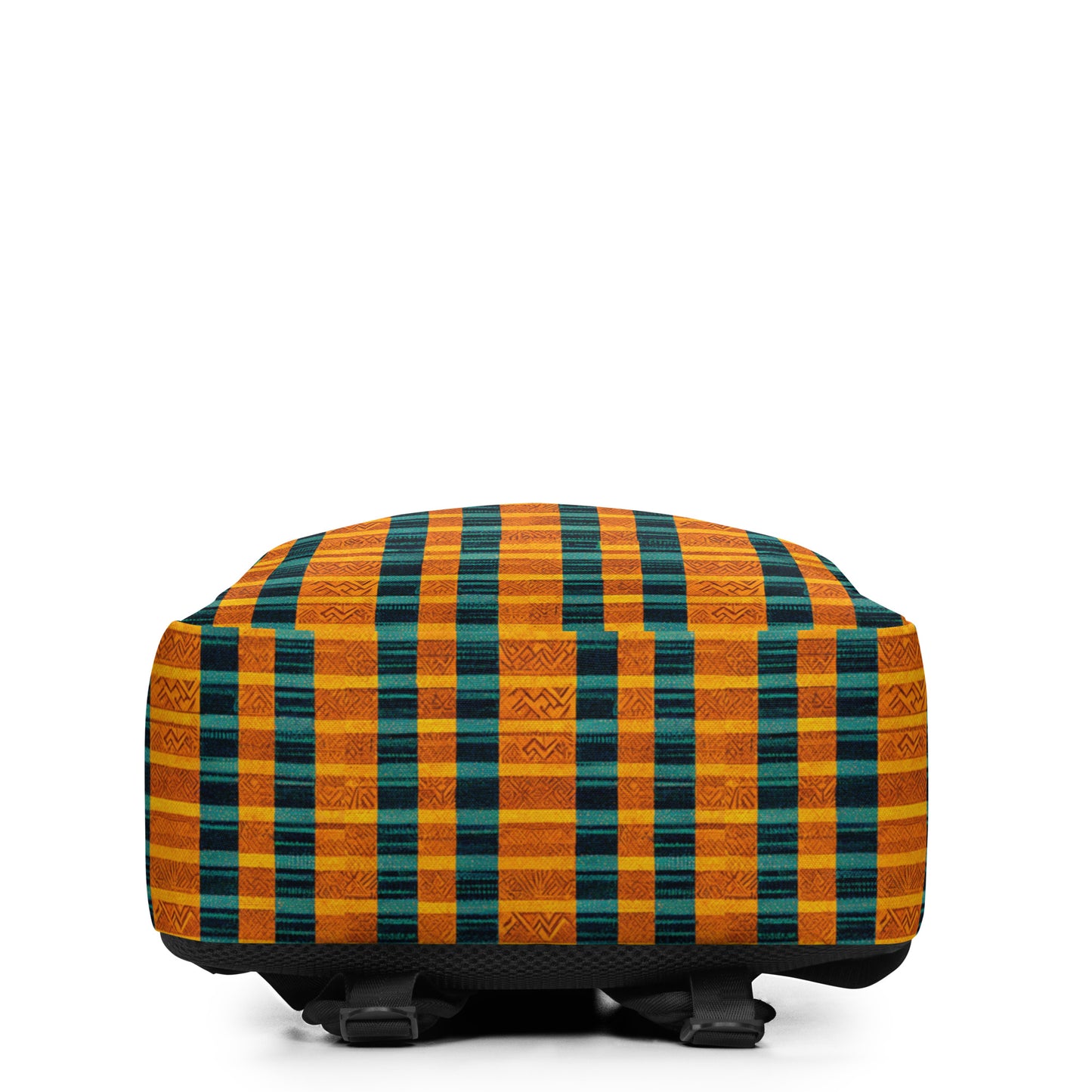 Teal & Tangerine Tapestry Minimalist Backpack