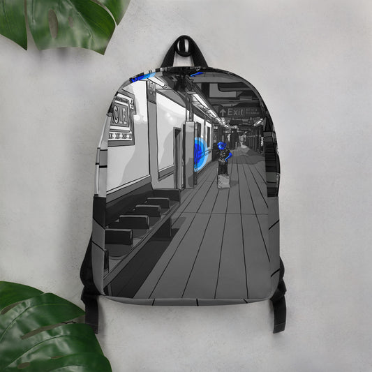 Columbus Circle NYC Subway Minimalist Backpack