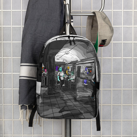 Lexington Station NYC Subway Minimalist Backpack