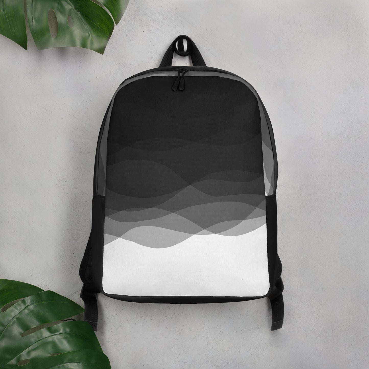 Graphite Waves Minimalist Backpack