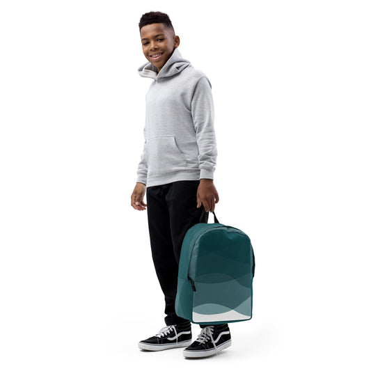 Turquoise Abyss Minimalist Backpack