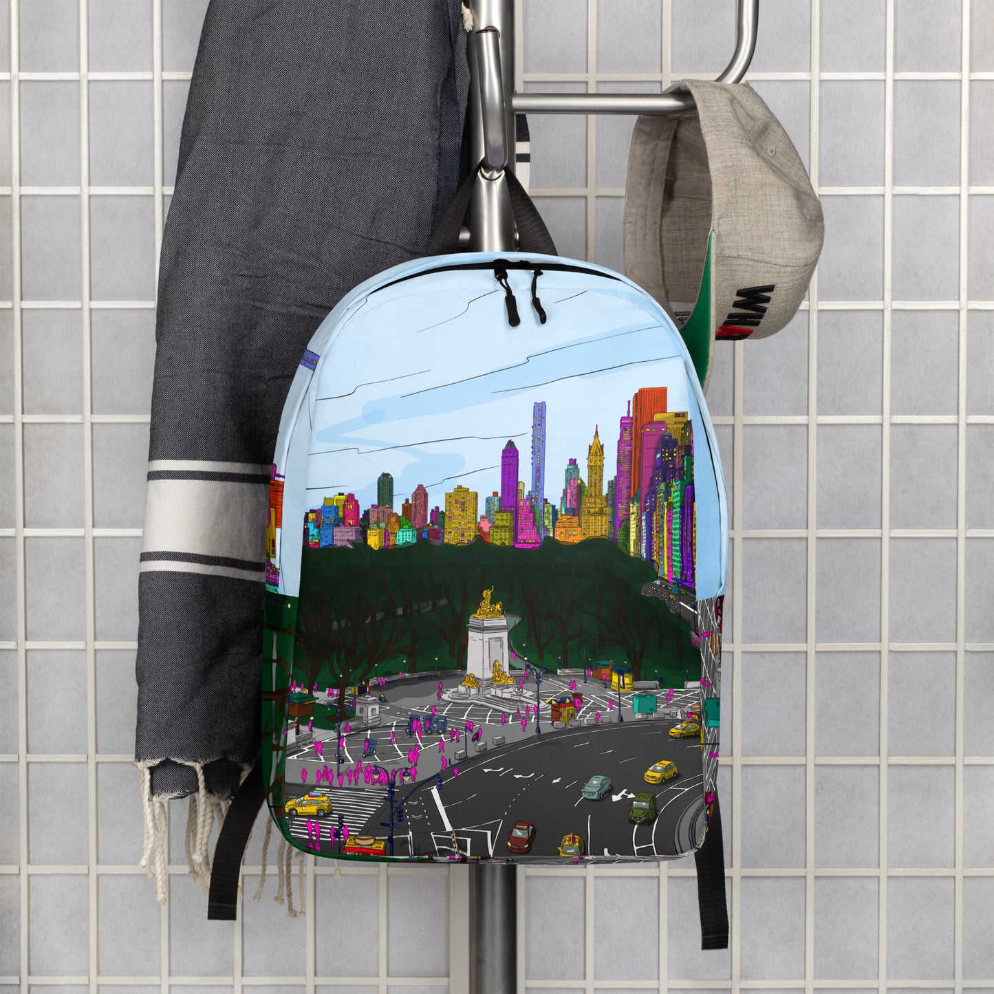 Central Park & Columbus Circle from Dizzy’s NYC Minimalist Backpack