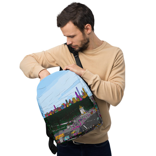 Central Park & Columbus Circle from Dizzy’s NYC Minimalist Backpack