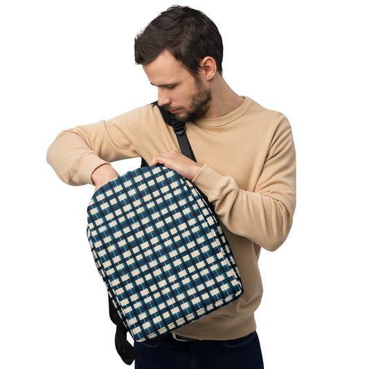 Frosty Glen Plaid Minimalist Backpack