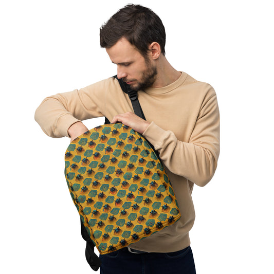 Honeycomb Whispers Minimalist Backpack