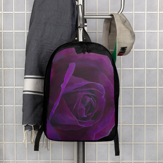 Joey’s Purple Rose Minimalist Backpack