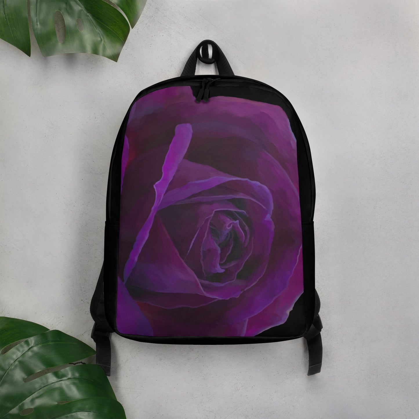 Joey’s Purple Rose Minimalist Backpack