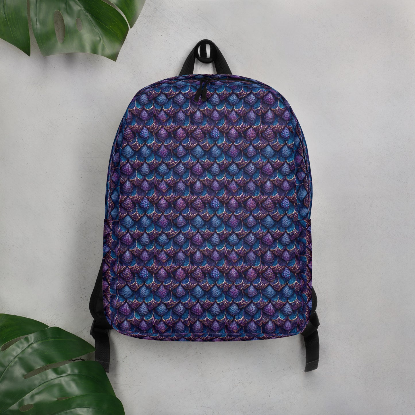 Luminosa, the Radiant Amethyst Drakon Minimalist Backpack