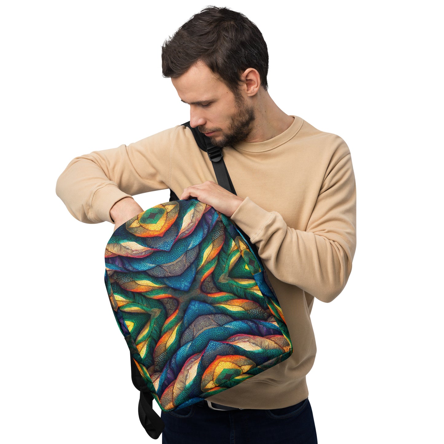 Maderaestro, the Melodic Maestro Dragon Minimalist Backpack