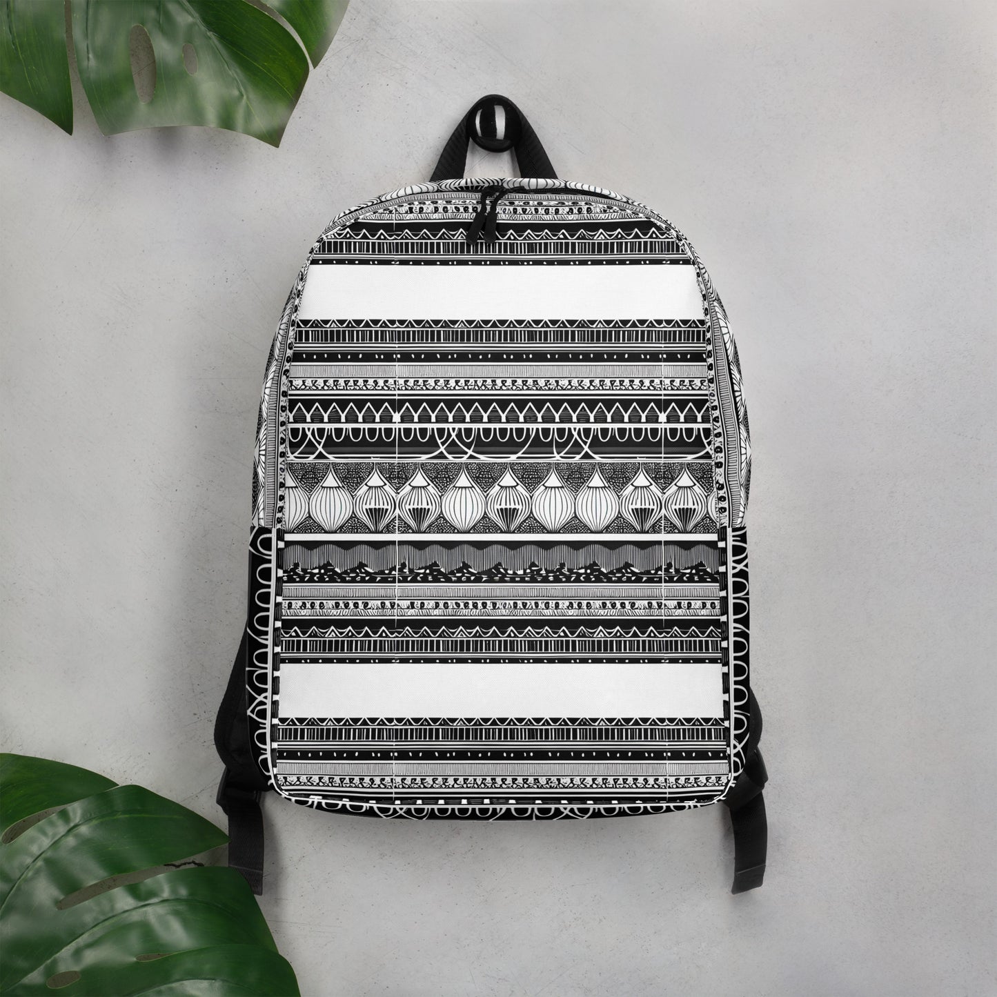 Monochrome Lanterns Minimalist Backpack