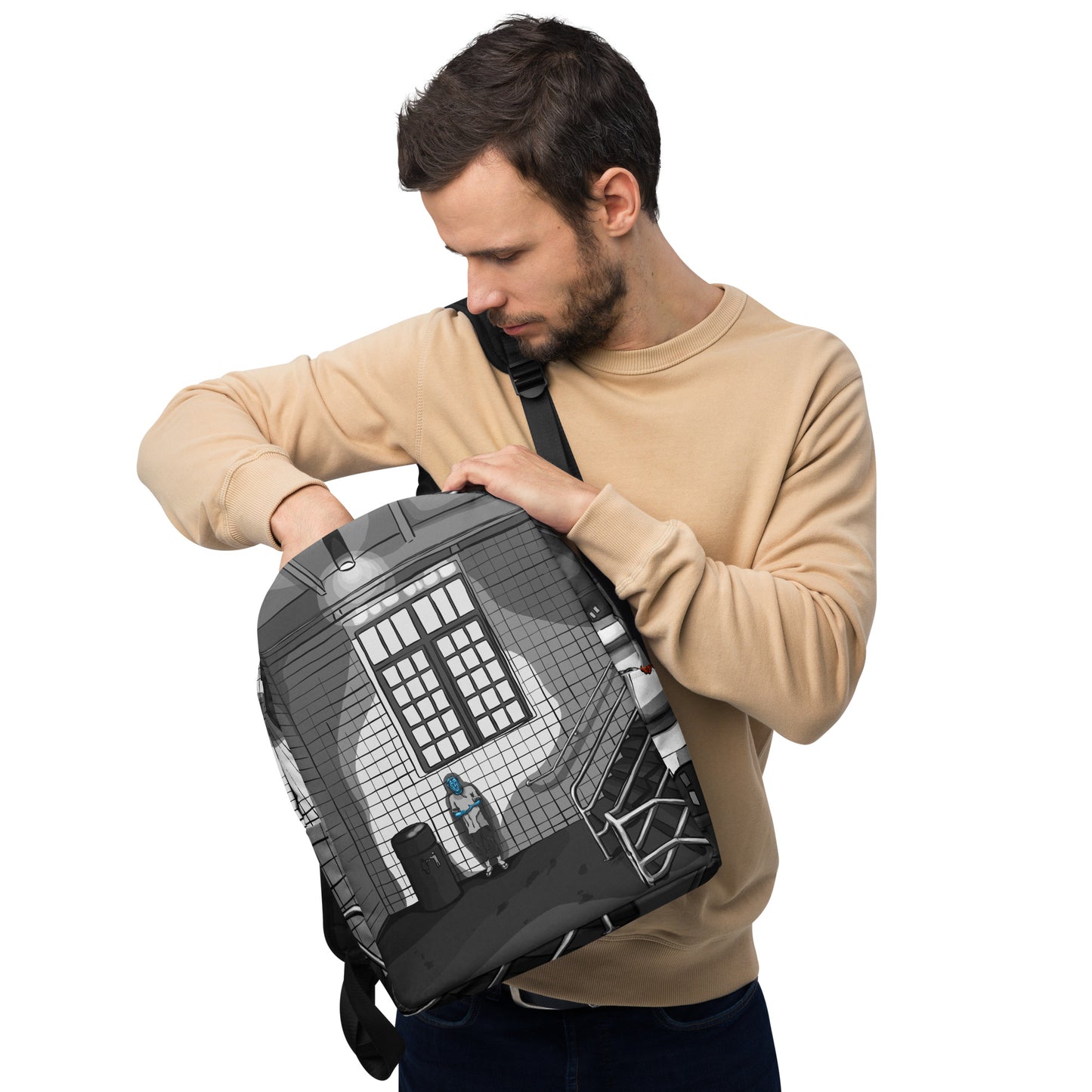 Parkchester Subway Station, Bronx, NY Minimalist Backpack