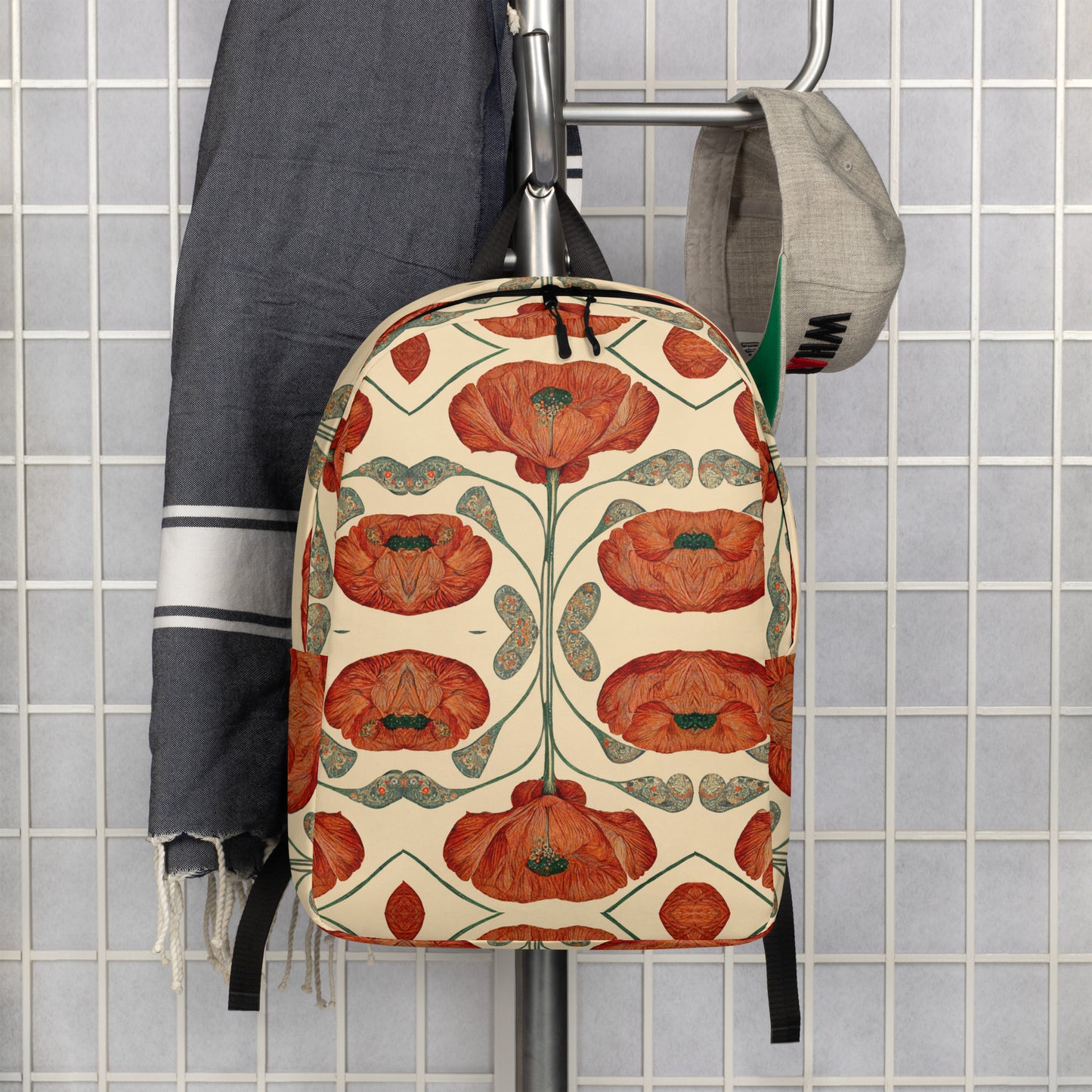 Poppies for Klimt Minimalist Backpack