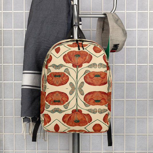 Poppies for Klimt Minimalist Backpack