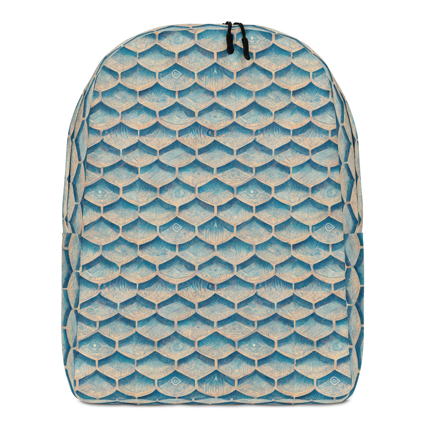 Seafoam Scales Minimalist Backpack