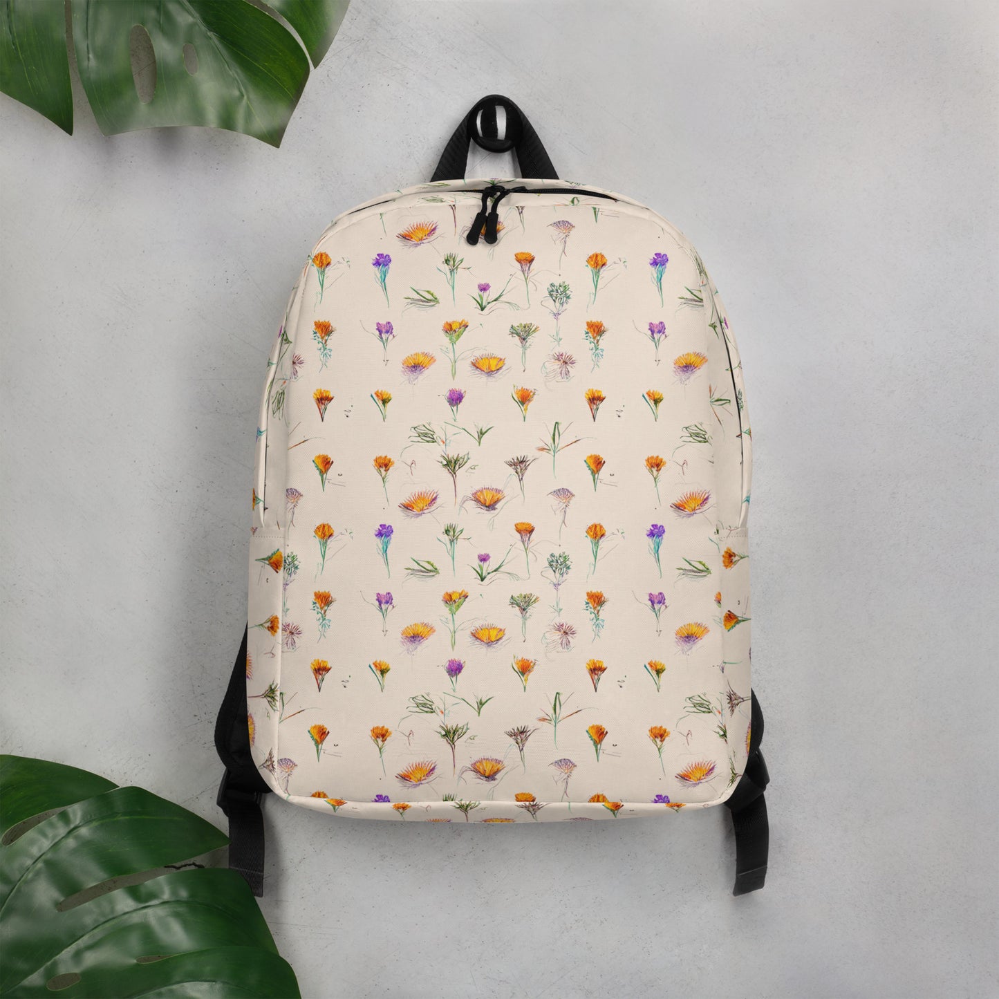 Sketches in Bloom Minimalist Backpack