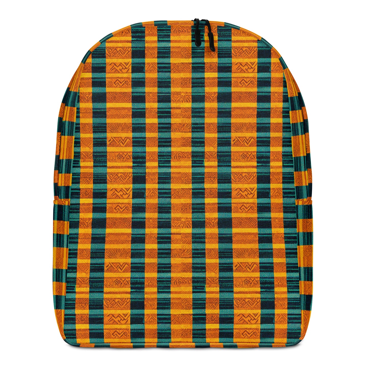 Teal & Tangerine Tapestry Minimalist Backpack