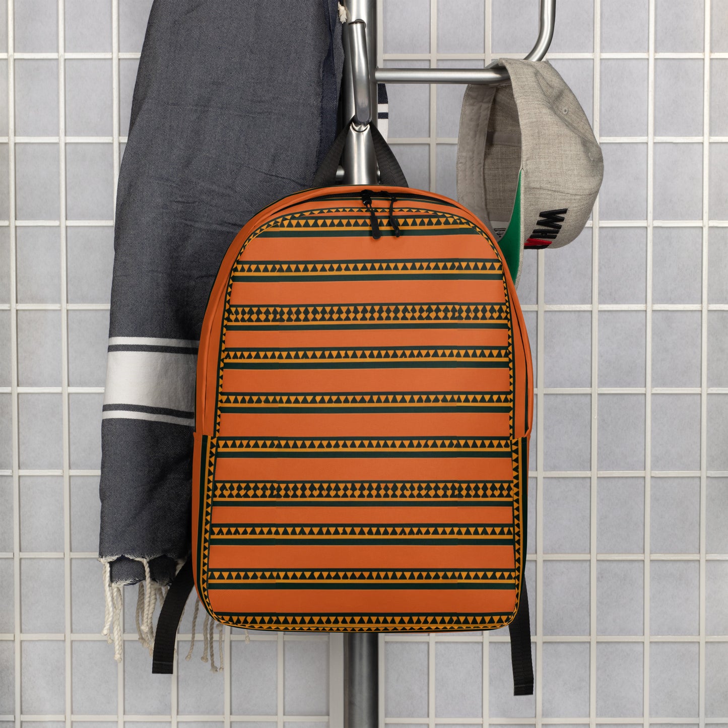 Timbuktu Tangerine Tapestry Minimalist Backpack