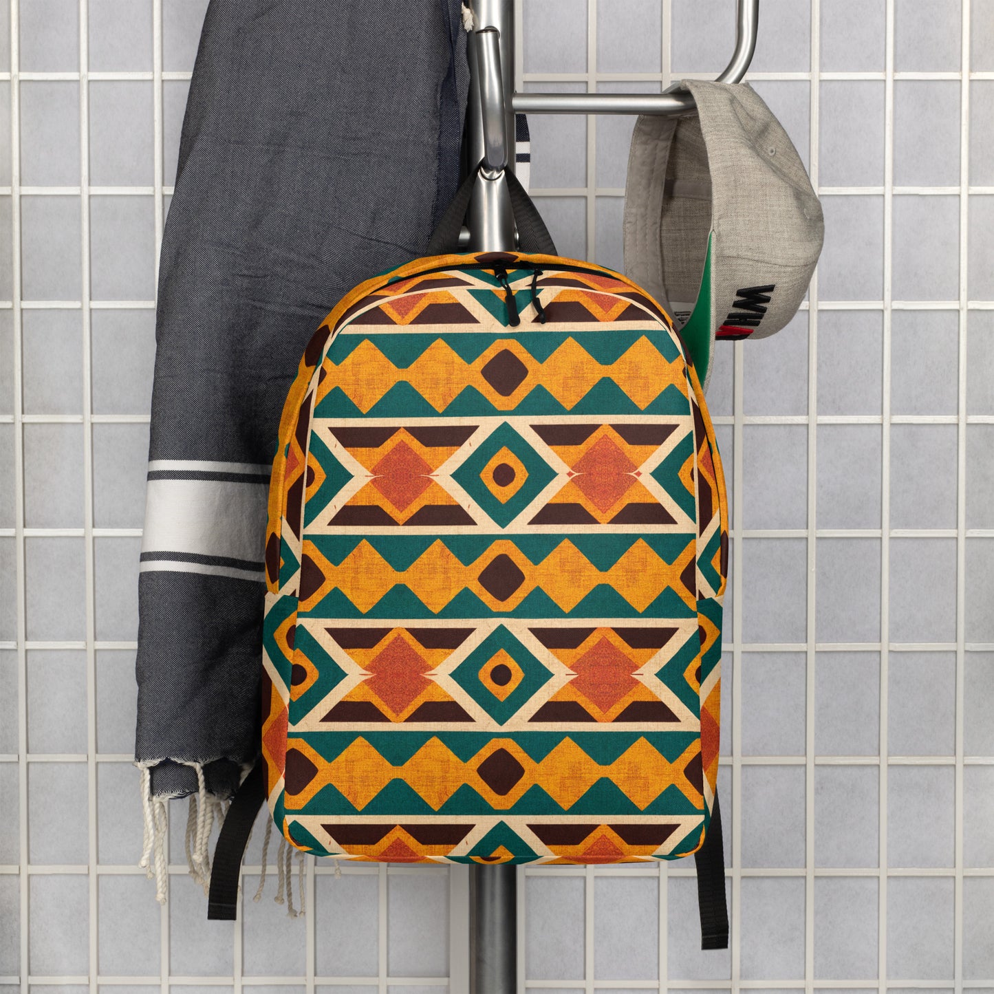 Tropical Diamond Tango Minimalist Backpack