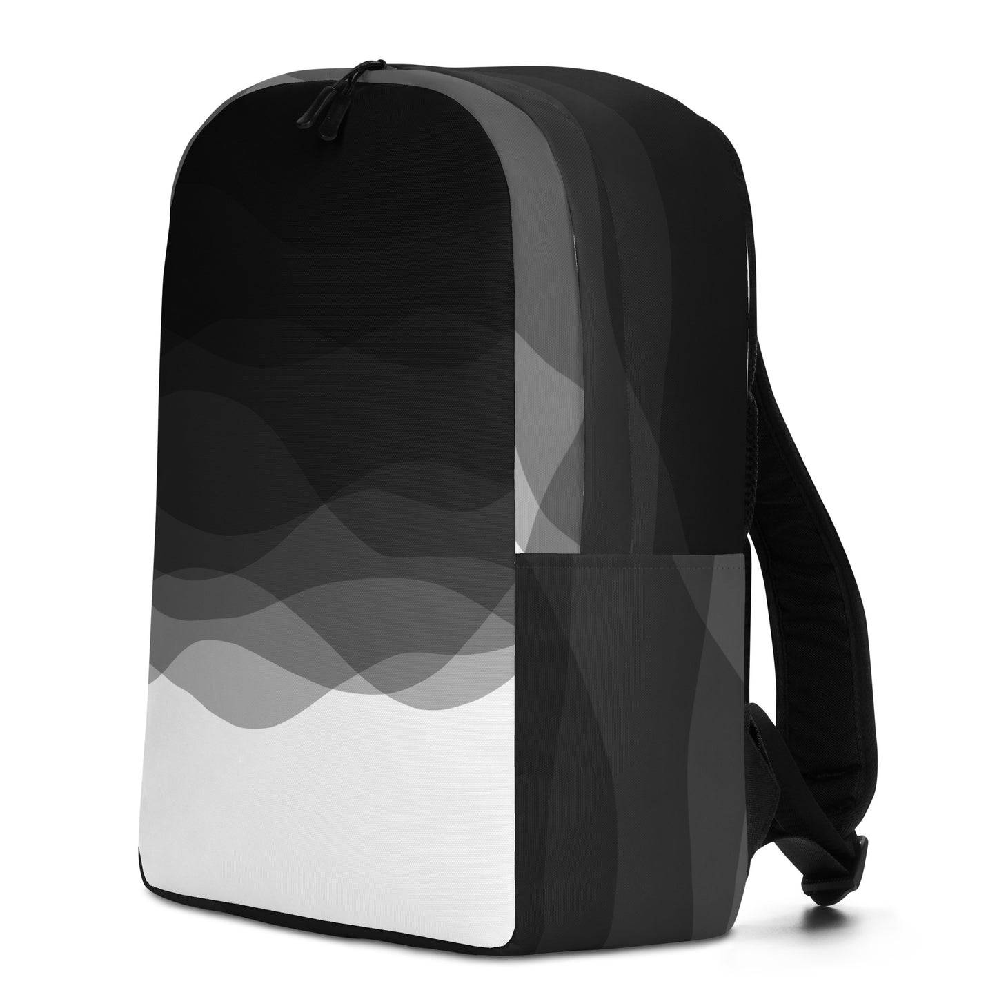 Graphite Waves Minimalist Backpack