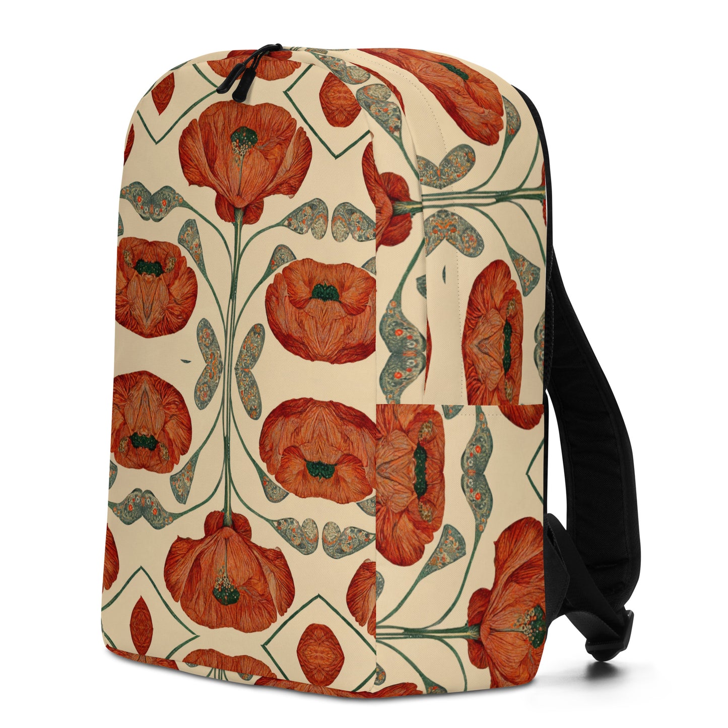 Poppies for Klimt Minimalist Backpack