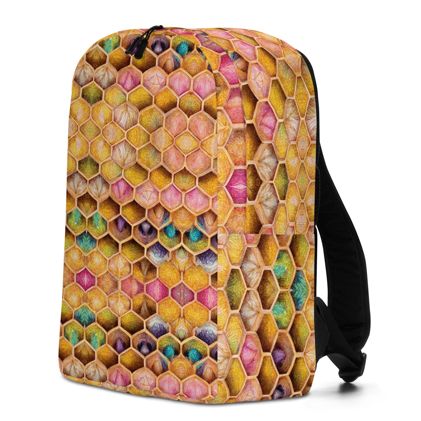 Rainbow Hive Radiance Minimalist Backpack