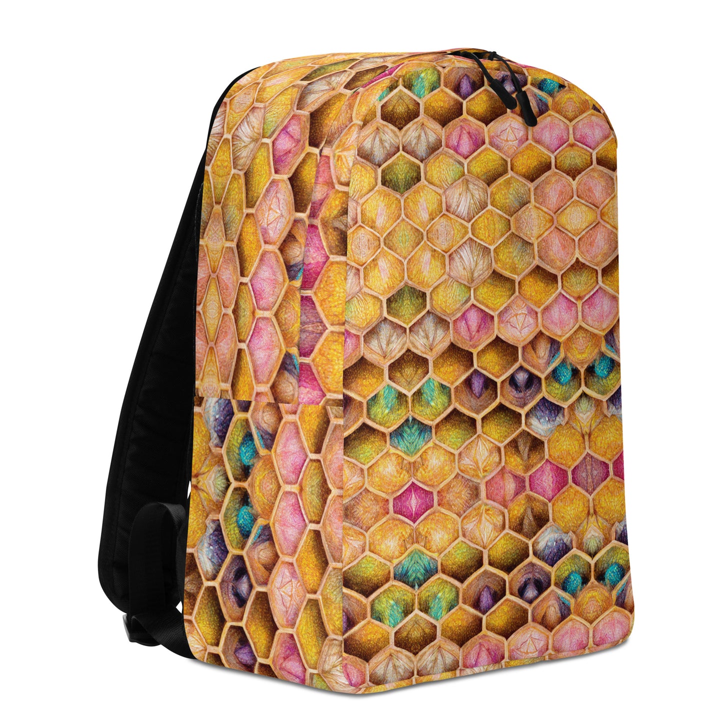 Rainbow Hive Radiance Minimalist Backpack