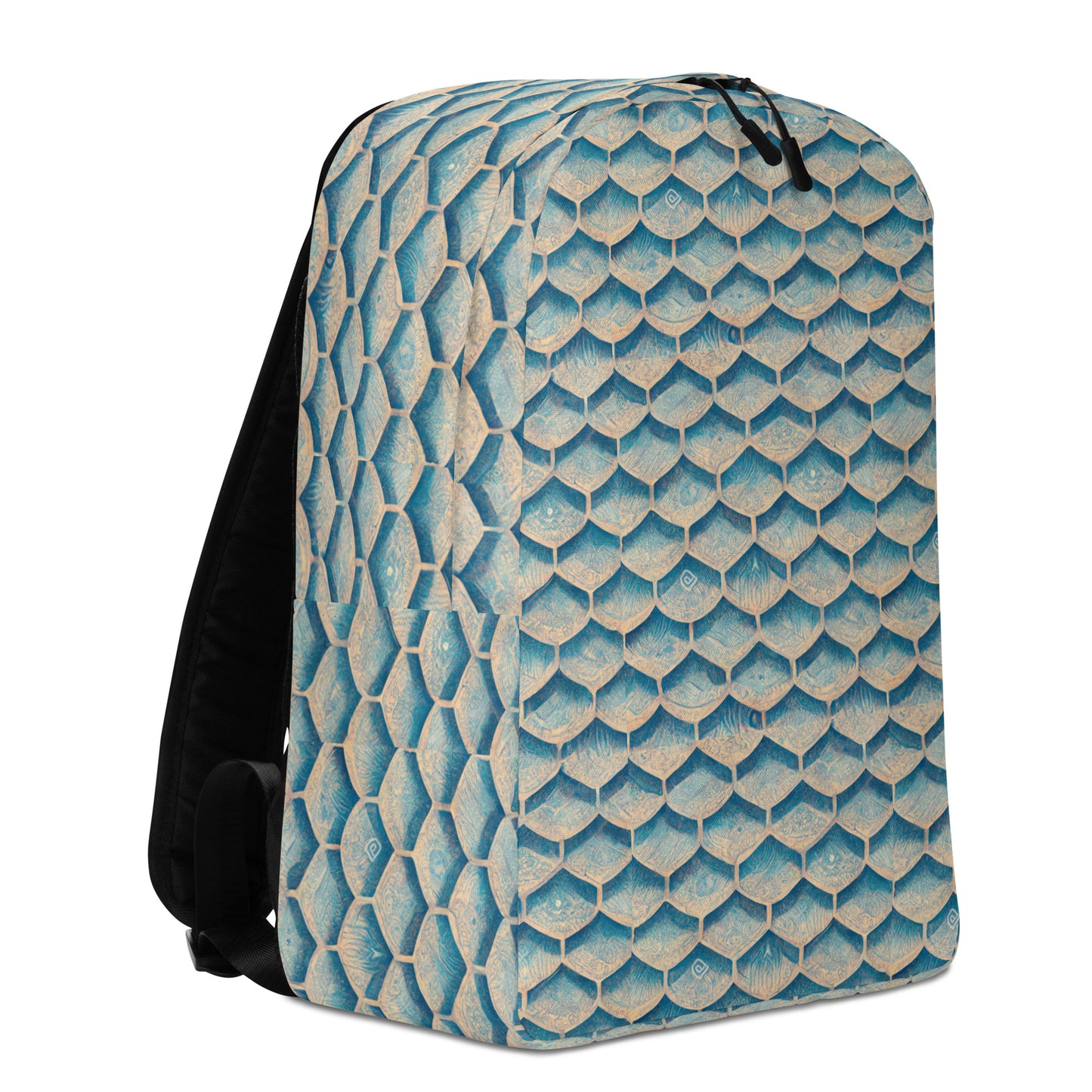 Seafoam Scales Minimalist Backpack