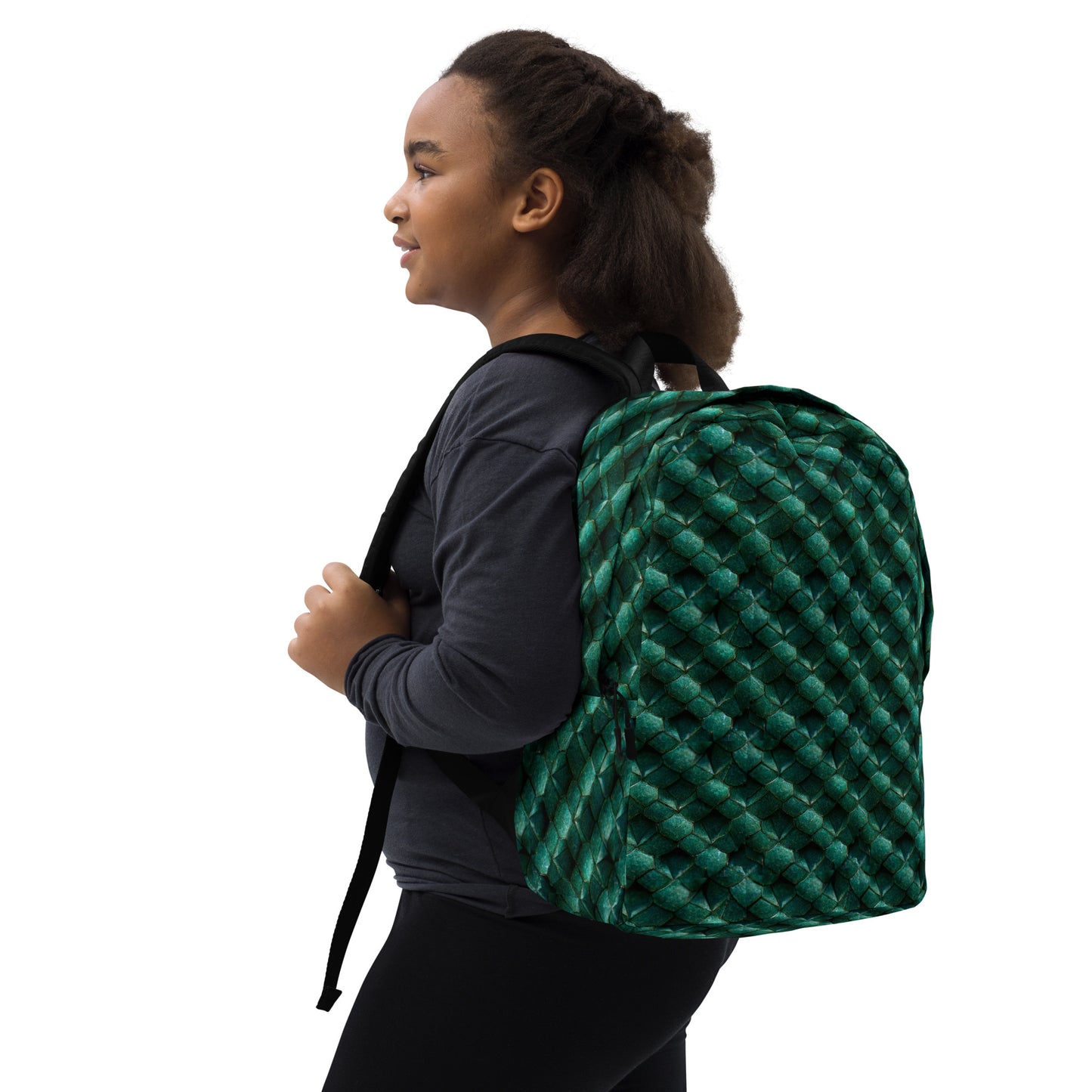 Emeralda the Great Forest Dragon Minimalist Backpack