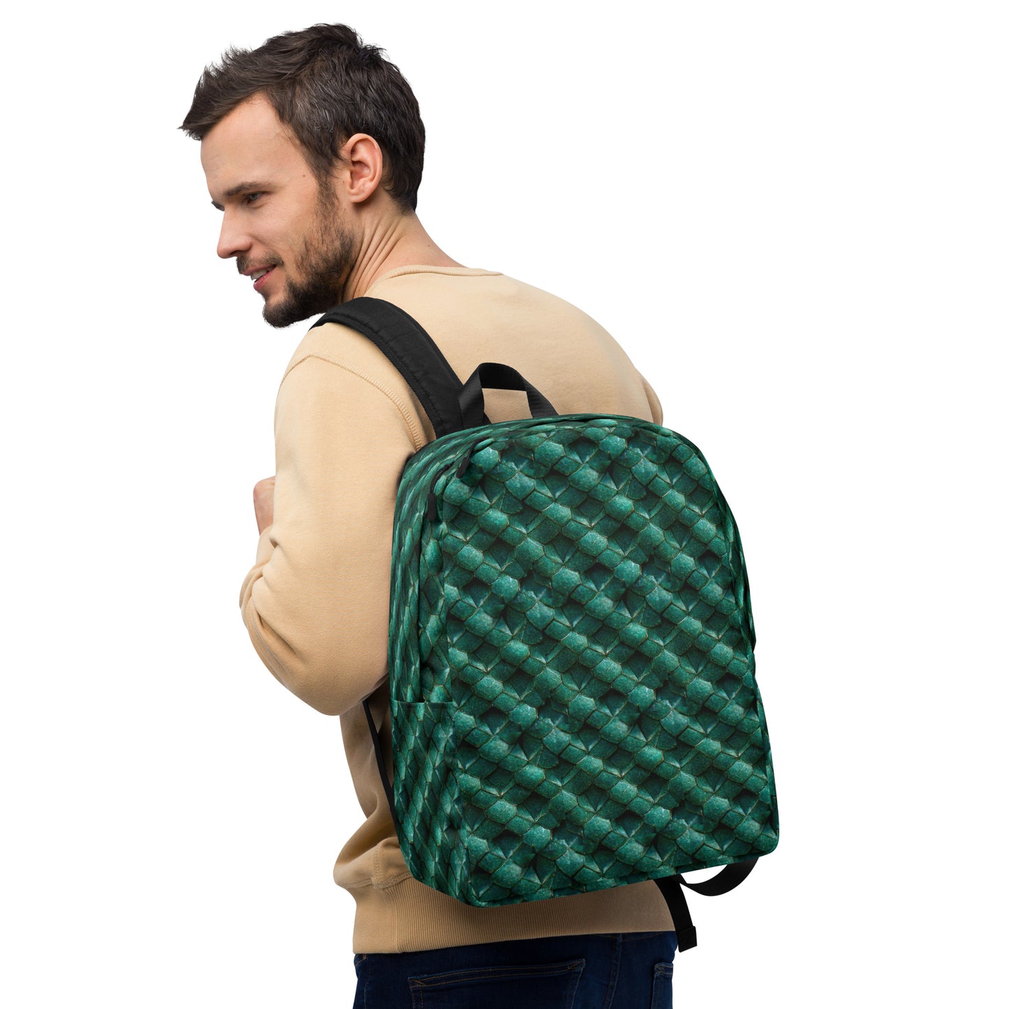 Emeralda the Great Forest Dragon Minimalist Backpack