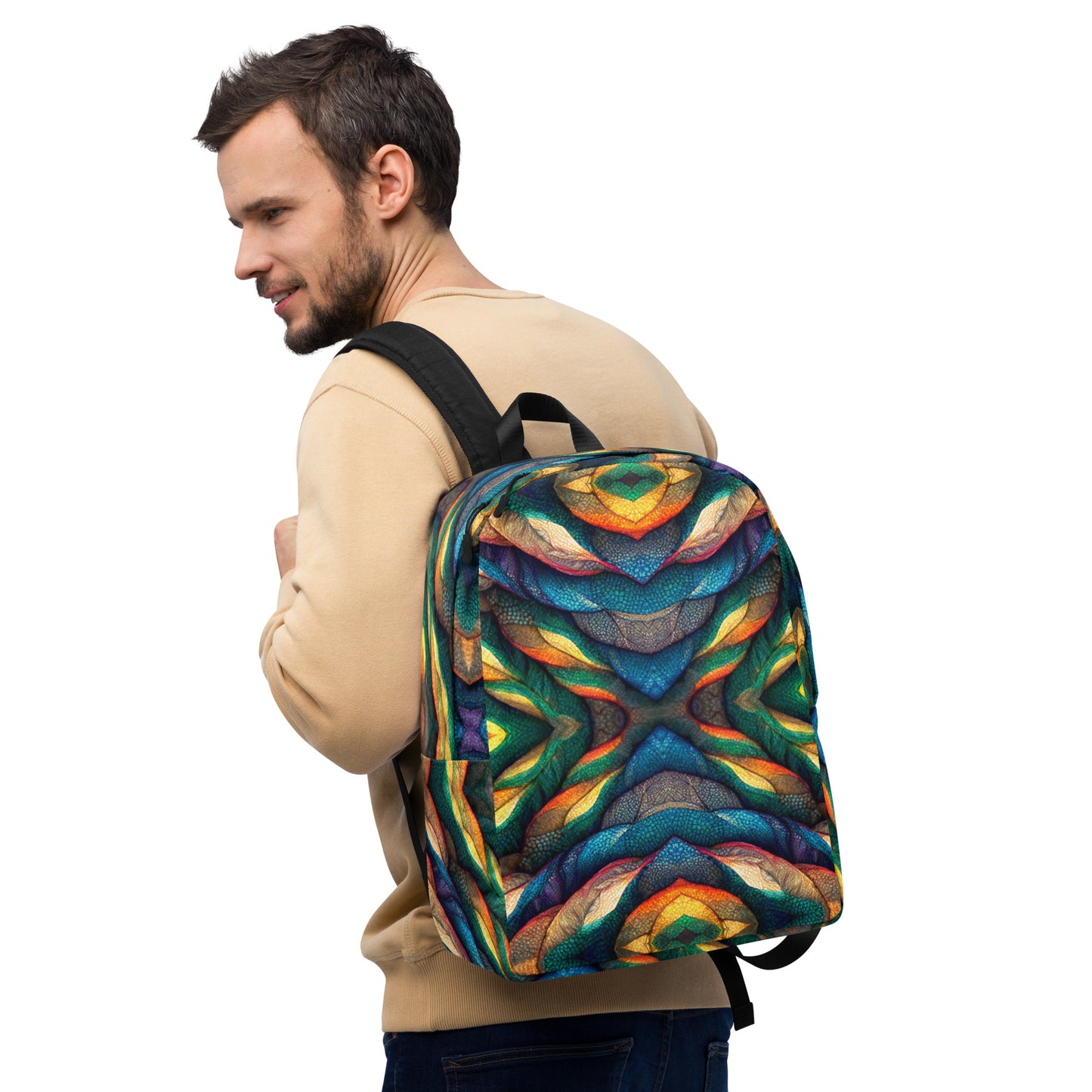 Maderaestro, the Melodic Maestro Dragon Minimalist Backpack