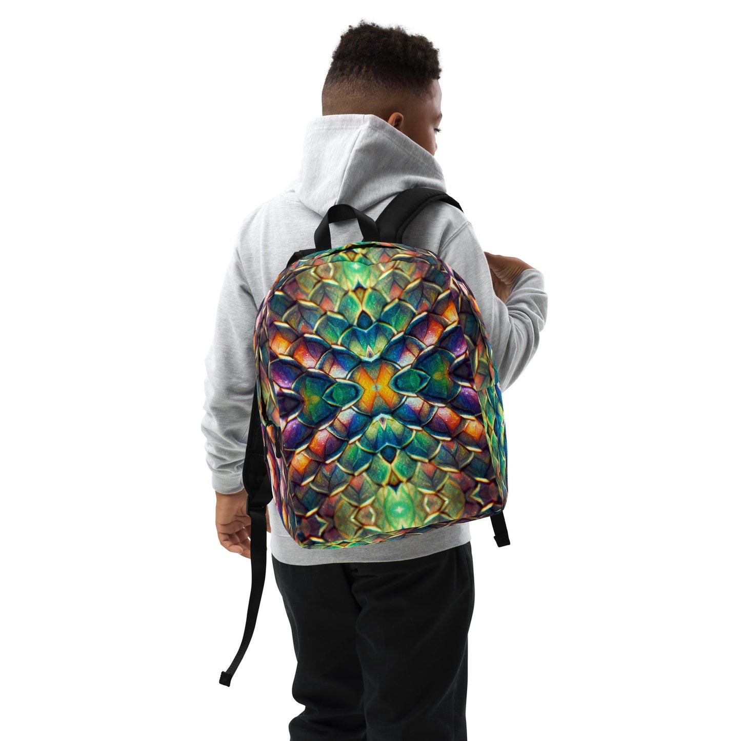 Margonithia, the Glittering Rainbow Sovereign Minimalist Backpack