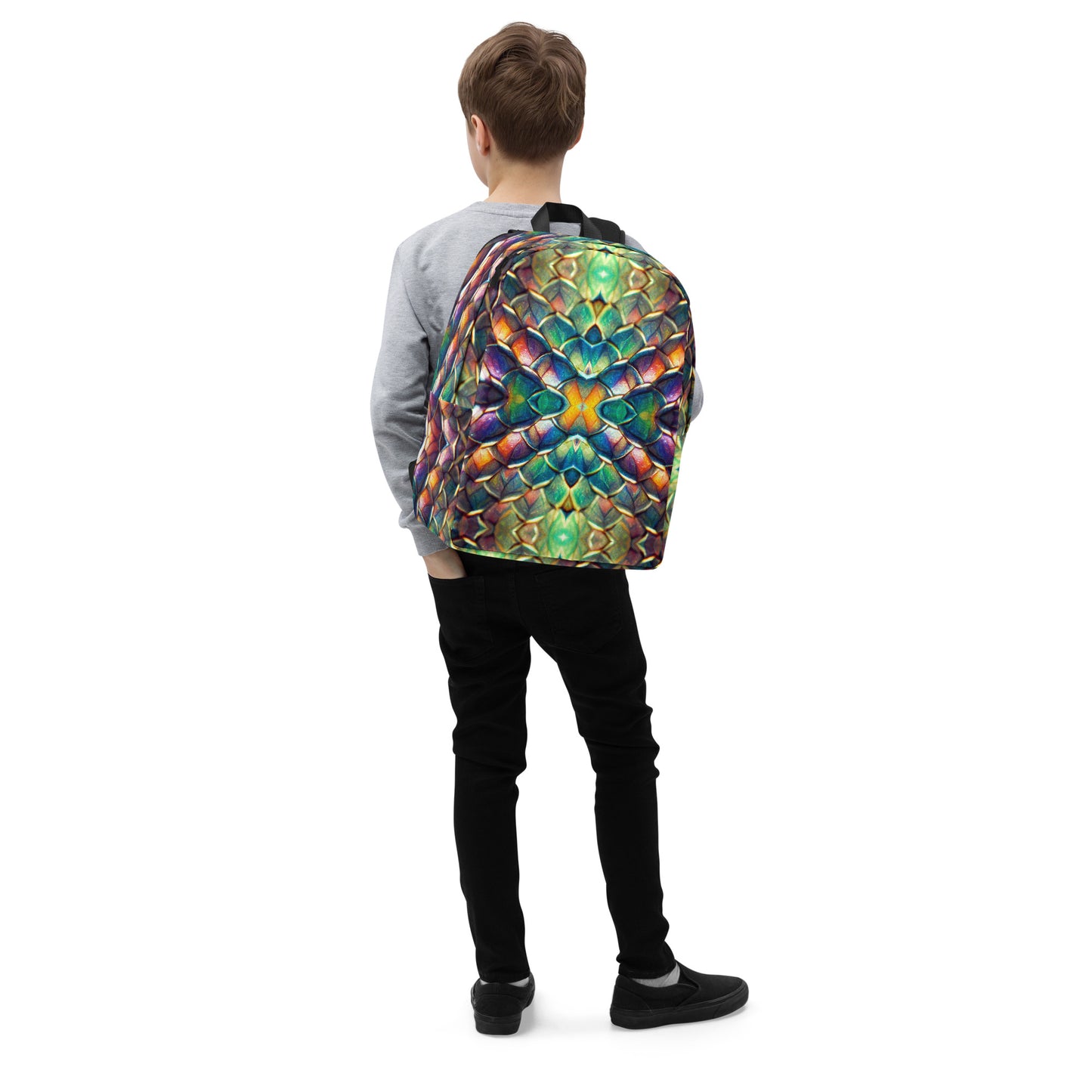 Margonithia, the Glittering Rainbow Sovereign Minimalist Backpack