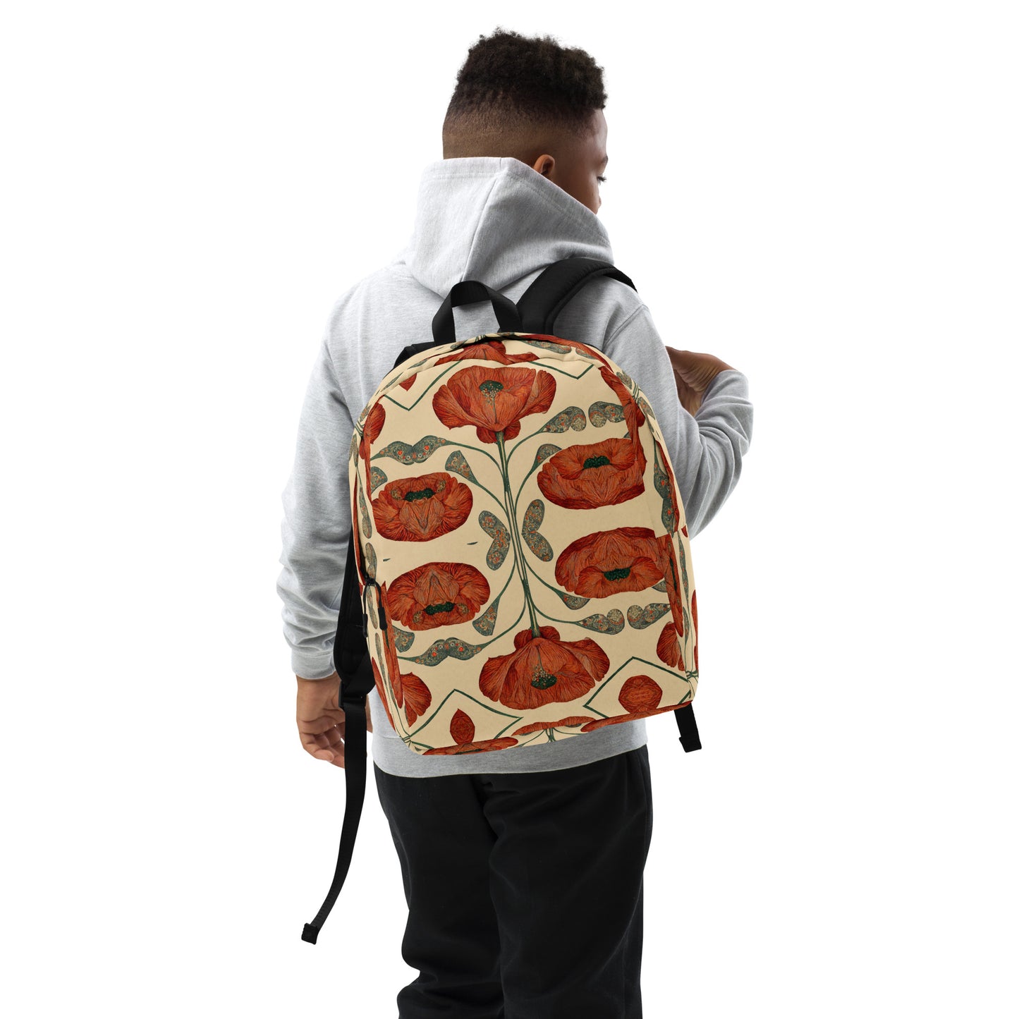 Poppies for Klimt Minimalist Backpack