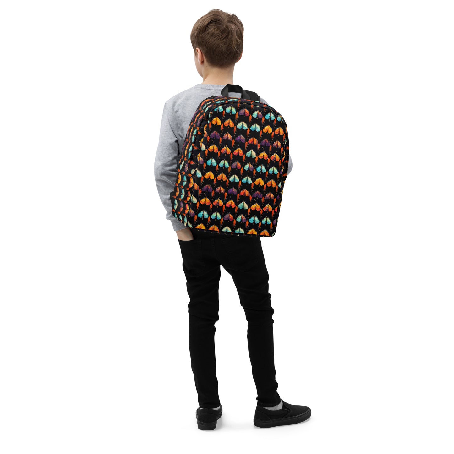 Quilted Wings Minimalist Backpack