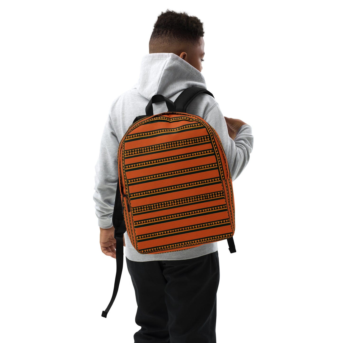 Timbuktu Tangerine Tapestry Minimalist Backpack