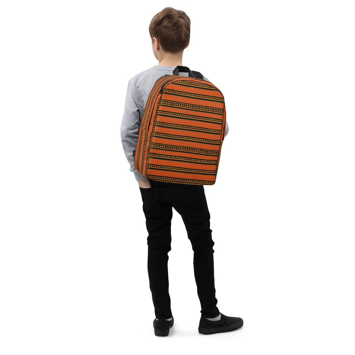 Timbuktu Tangerine Tapestry Minimalist Backpack