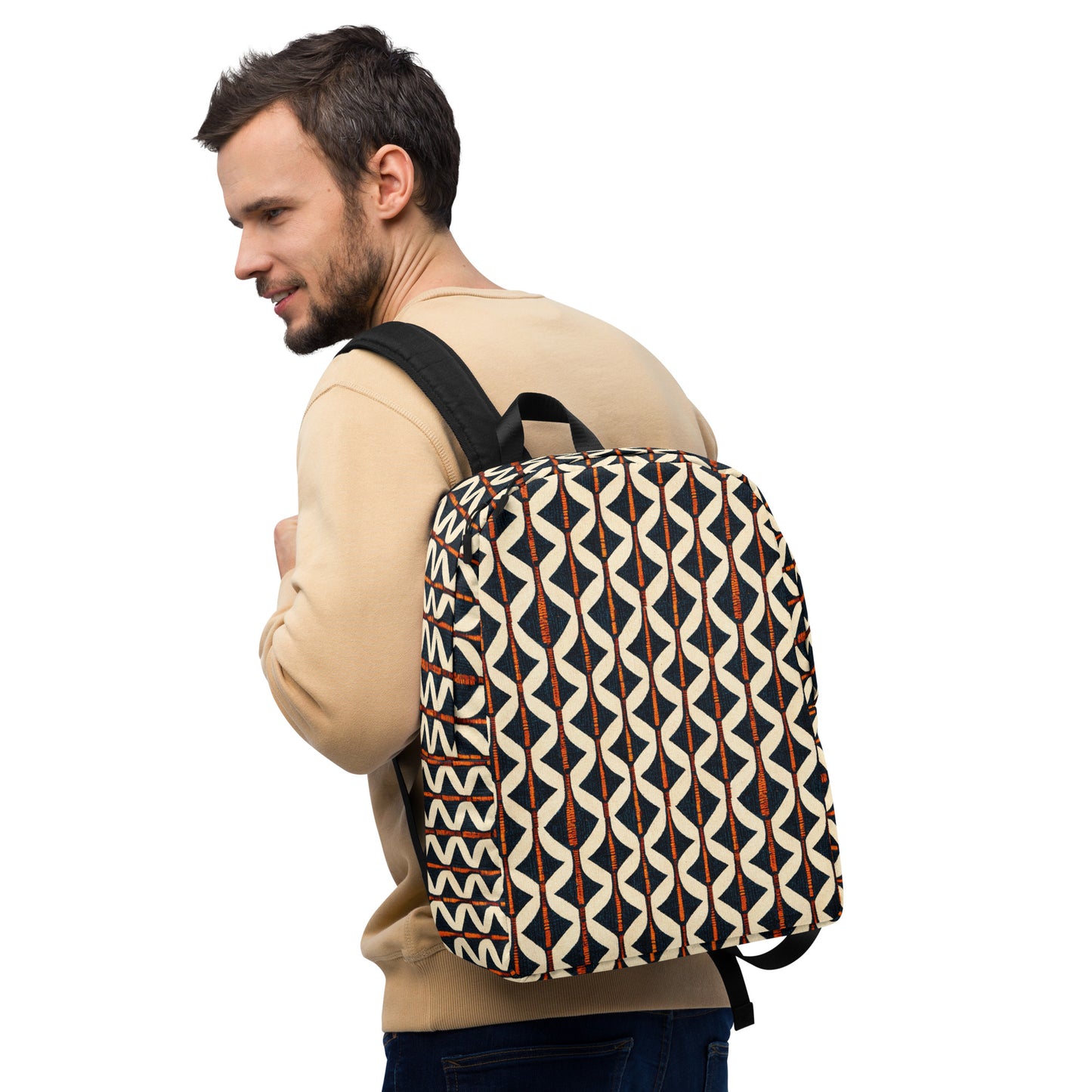 Tribal Tones In Harmony Minimalist Backpack