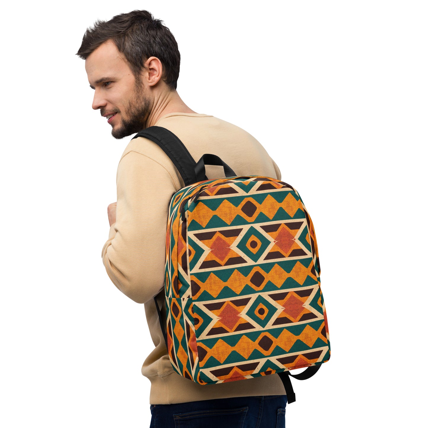 Tropical Diamond Tango Minimalist Backpack