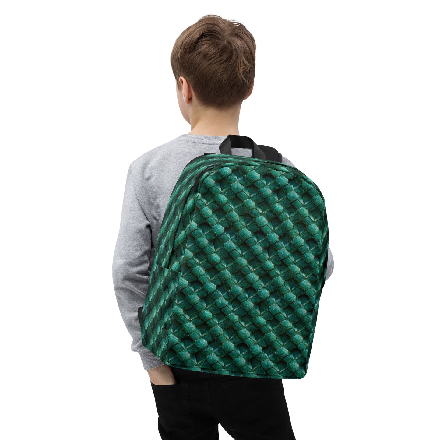 Emeralda the Great Forest Dragon Minimalist Backpack