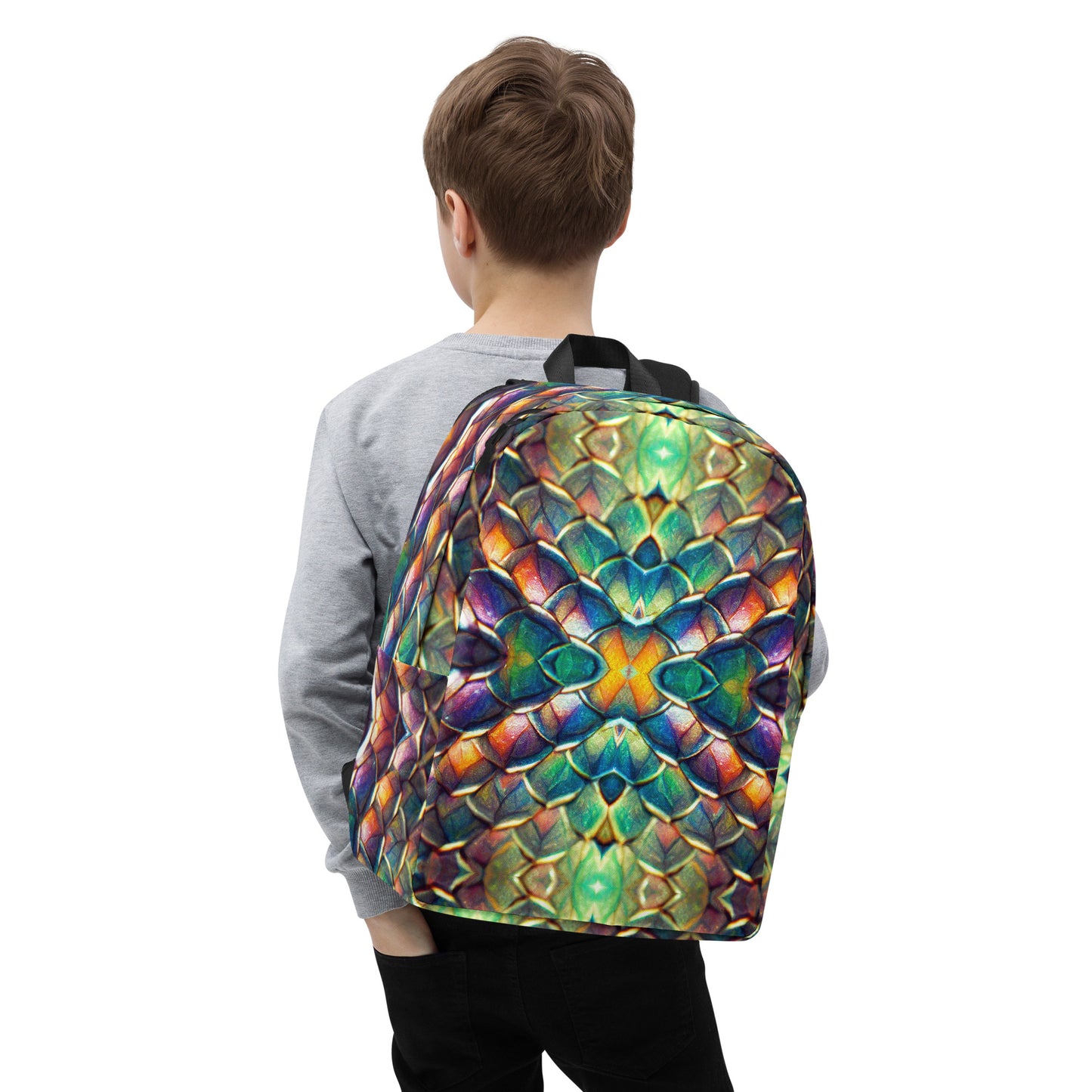 Margonithia, the Glittering Rainbow Sovereign Minimalist Backpack