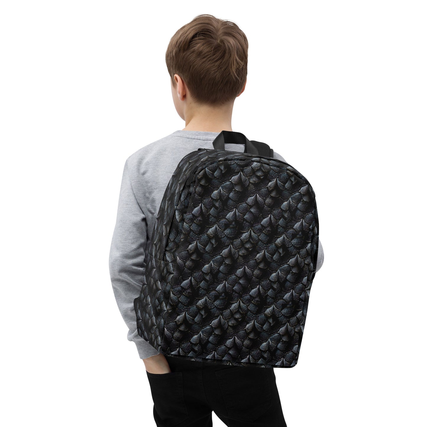 Onyxxor, the Cliff Sentinel Dragon Minimalist Backpack