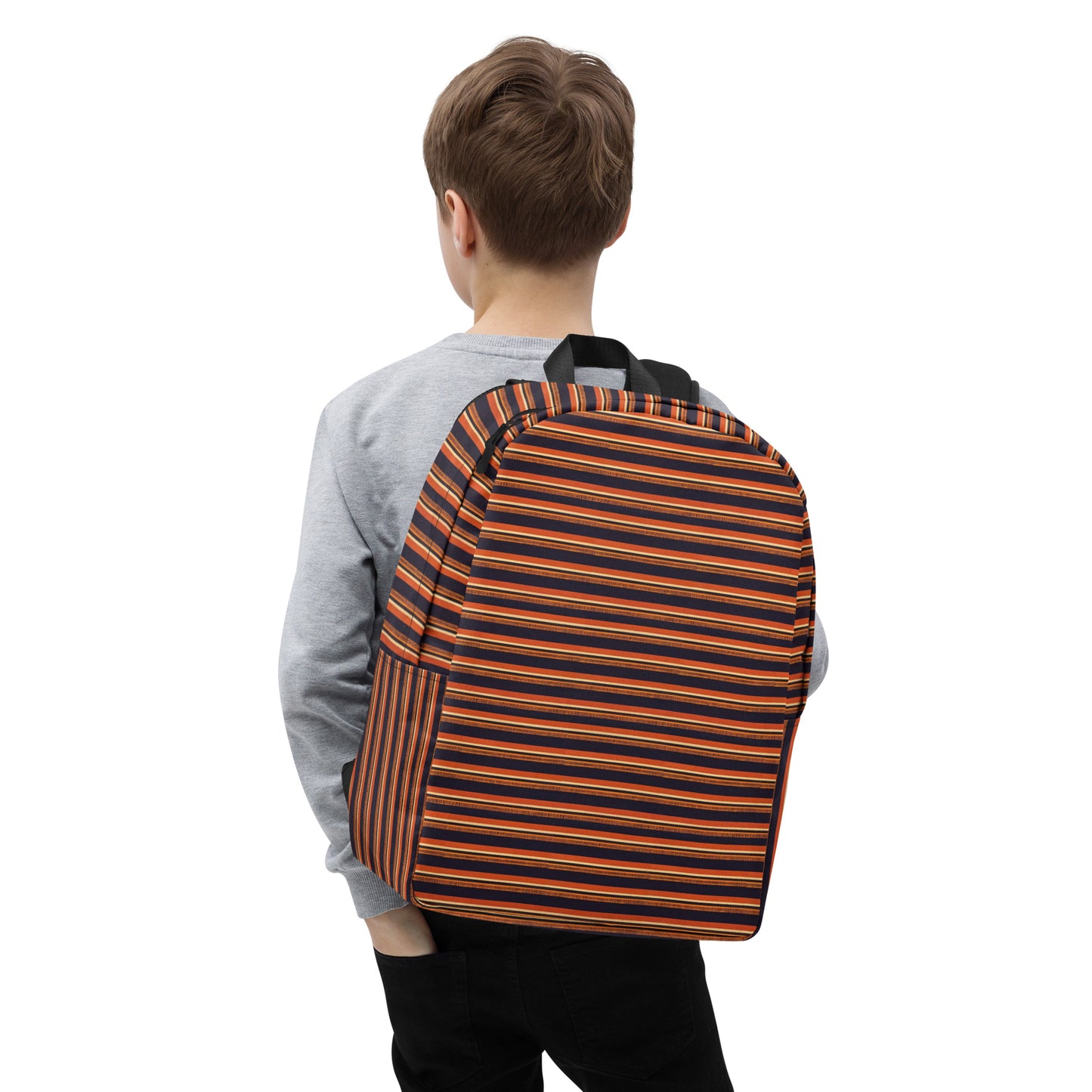 Savanna Sunset Stitches Minimalist Backpack