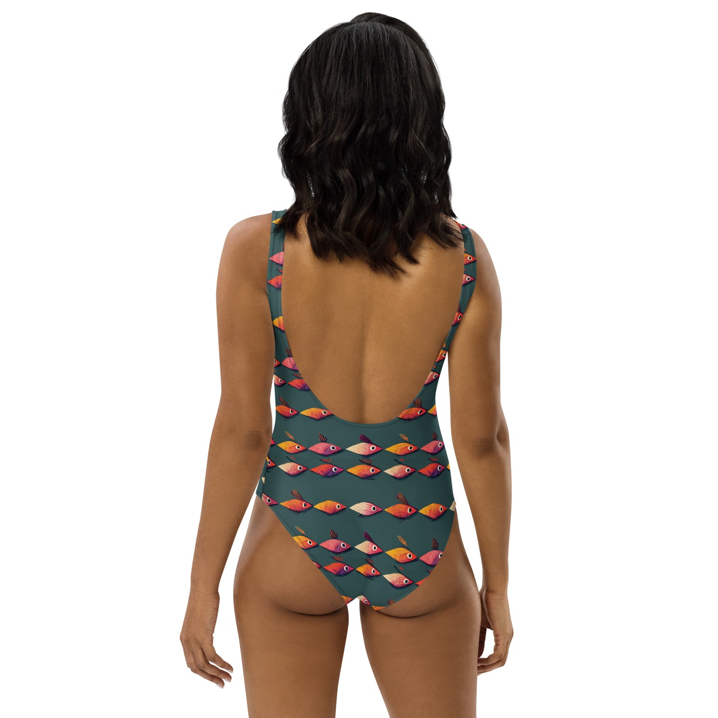 Brilliant Fish Brigade Women’s One-Piece Swimsuit