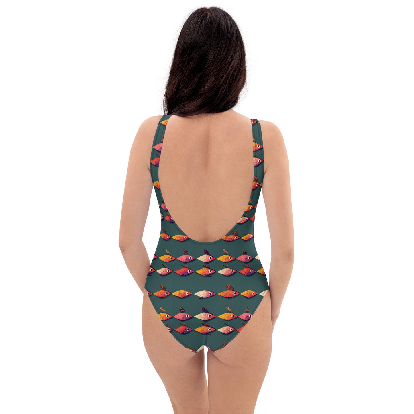 Brilliant Fish Brigade Women’s One-Piece Swimsuit