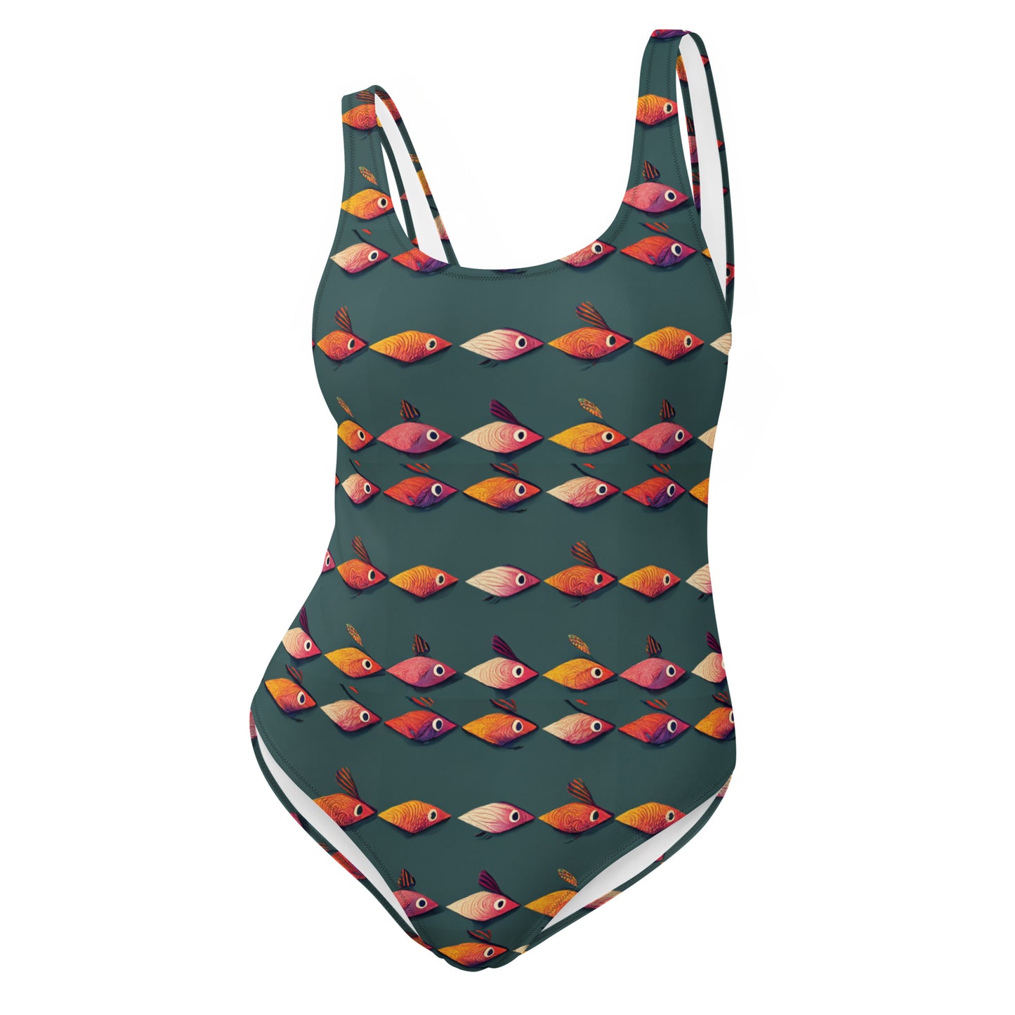 Brilliant Fish Brigade Women’s One-Piece Swimsuit